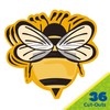 Eureka Bumble Bee Paper Cut-Out Classroom Decorations for Teachers, 36