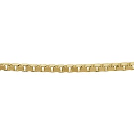 trendor Fine Venetian Chain Silver 925 Gold-Plated 0.9 mm 38-60 cm Timeless Necklace for Women, Great Gift Idea for Women, 39450