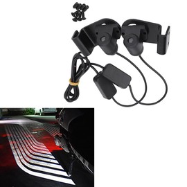 KACEPAR Angel-Wings Door Welcome Lights, Aluminum Alloy White, Blue Courtesy Shadow Projector, DC 12V-24V LED Auto Angel Wings Lamp, Blue