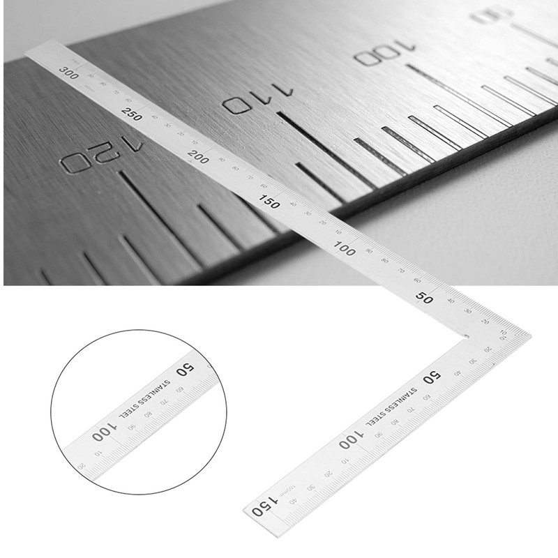 Carpenter's Square with Stop, 90 Degree Try Square, Carpenter's Square,