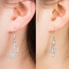 HZAOPZE 2 Pairs of Women's Dangle Earrings, Music Note Drop