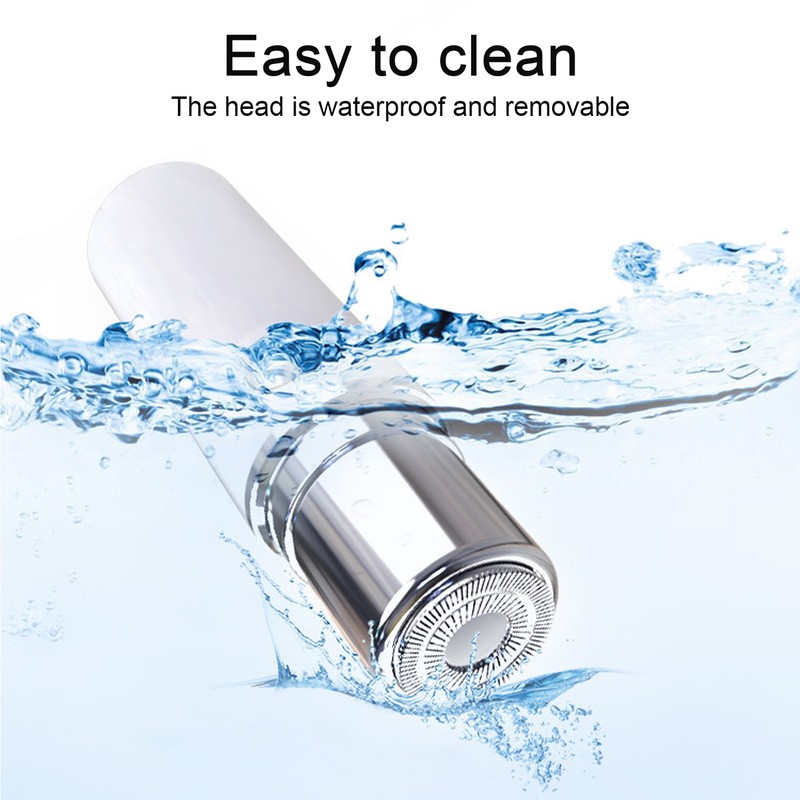 Mini Beard Trimmer USB Charging Electric Pocket Beard Clipper Gentle