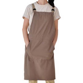 Small snail Artist Apron with Big Pocket Japanese Style Aprons Pottery Pianfore Art Apron Adult Painting Smock for Artistic Creation, Ceramics, Painting
