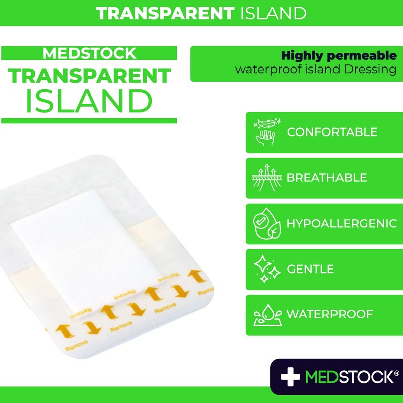MEDSTOCK Transparent Island Multipack - 10cm x 12cm - 3pcs