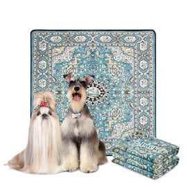 Qeils Washable Pee Pads for Dogs, 2 Pack Reusable 36"x36" Super Absorbent Leakproof Training Pads, Non-Slip Potty for Crate, Floor, Couch, Whelping Litter Mat Puppy Supplies