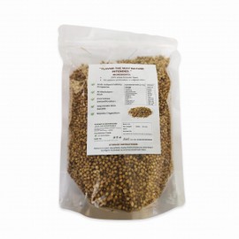 Jiaz Enterprises Coriander Seeds (Dhania Seeds/Cilantro) | Dhaniya Whole | Spice Whole 17.6oz (500g) | Raw Coriander Seeds