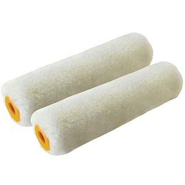 TIJAR Pack of 10 High Performance Mohair 4" (100mm) Decorating & Painting Mini Roller Sleeves Ideal for Varnish, Gloss, Satin finishes