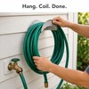 Wall Mount Garden Hose Holder for Outdoor Storage - Heavy