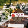 patcate Happy Fall Desk Decor, 8 Inch Autumn Maple Leaves