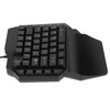One Handed Gaming Keyboard 39 Keys Luminous Ergonomic Design Anti