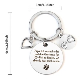 RGHSZ Daddy Key Fob, Gifts for Dad, Father's Day Gift, Father's Day Gift, Gifts for Dads, Keypapa4