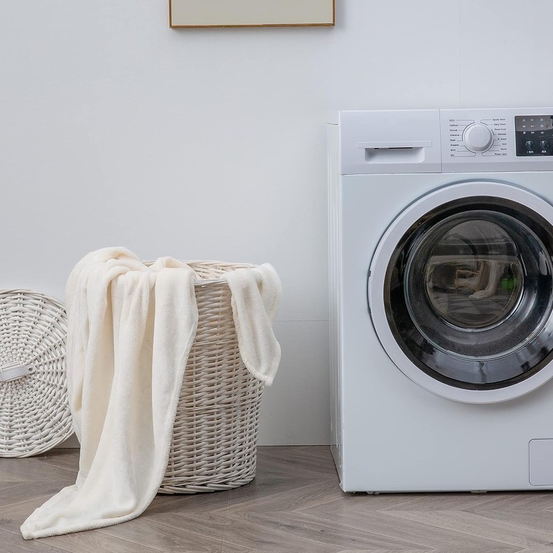 BEDELITE Flannel Sheets King Size White - Super Soft Fleece