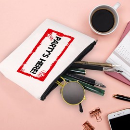 NJ Shore Reality TV Show Inspired Makeup Bag Party's Here Reality J Shore TV Show Fans Gift Zipper Pouch (PARTY'S HERE CA)