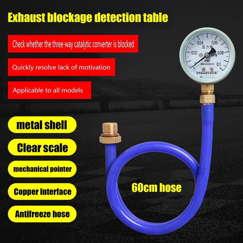 Exhaust Blockage Detection | Pipe Table Clogging Gauge - Car