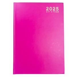 2025 diary A5 Day to a Page - PINK
