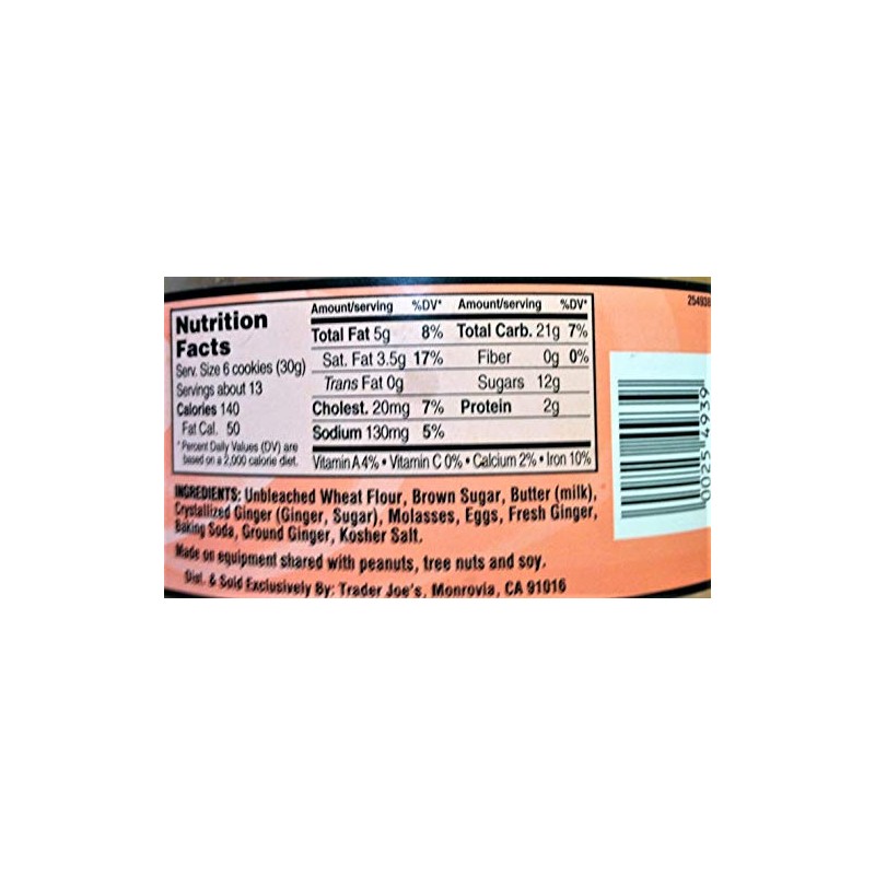 Trader Joe's Triple Ginger Snaps - 3 Pack (14 oz