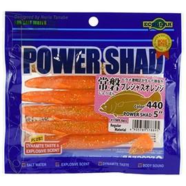 Ecogear Power Shad, 5 Inches (6 Pieces) 440 Tokiwa Precious Orange