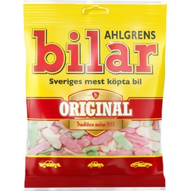 Ahlgrens Bilar ORIGINAL Swedish Chewy Candy Sweets Bag 125g.