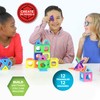 Discovery Kids 24 pcs 3D Magnetic Tile Building Blocks Construction