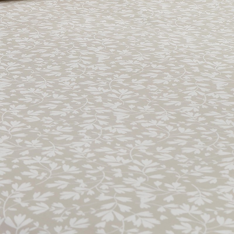 Dreams & Drapes - Natural Floral Fitted Sheet (190 x