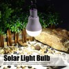 Portable Solar LED Light Bulb Rechargeable Solar Light Bulb for