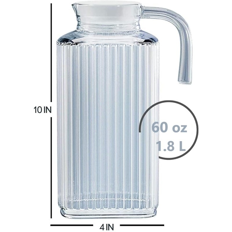 Home Essentials & Beyond Fridge Pitcher Set of 2 -