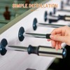VICASKY 10pcs Foosball Rod Caps End for Standard Foosball Tables