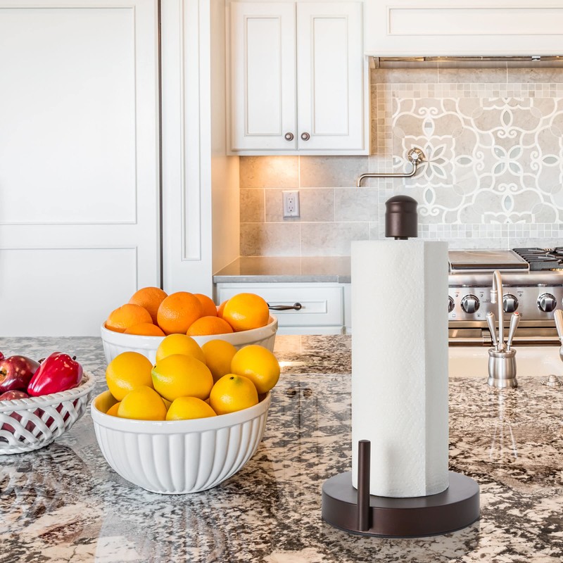 Kamenstein Perfect Tear Paper Towel Holder, 13-Inch, Bronze