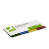 Q Connect Quick Tabs, Transparent, Multi-Colour, 25 x 45 mm,