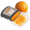 PrepWorks Pocket Citrus Zester – Compact, Stainless Steel Zester for