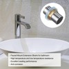 QUARKZMAN 2" Faucet Mounting Extension Shaft, Stainless Steel Threaded Pipe,