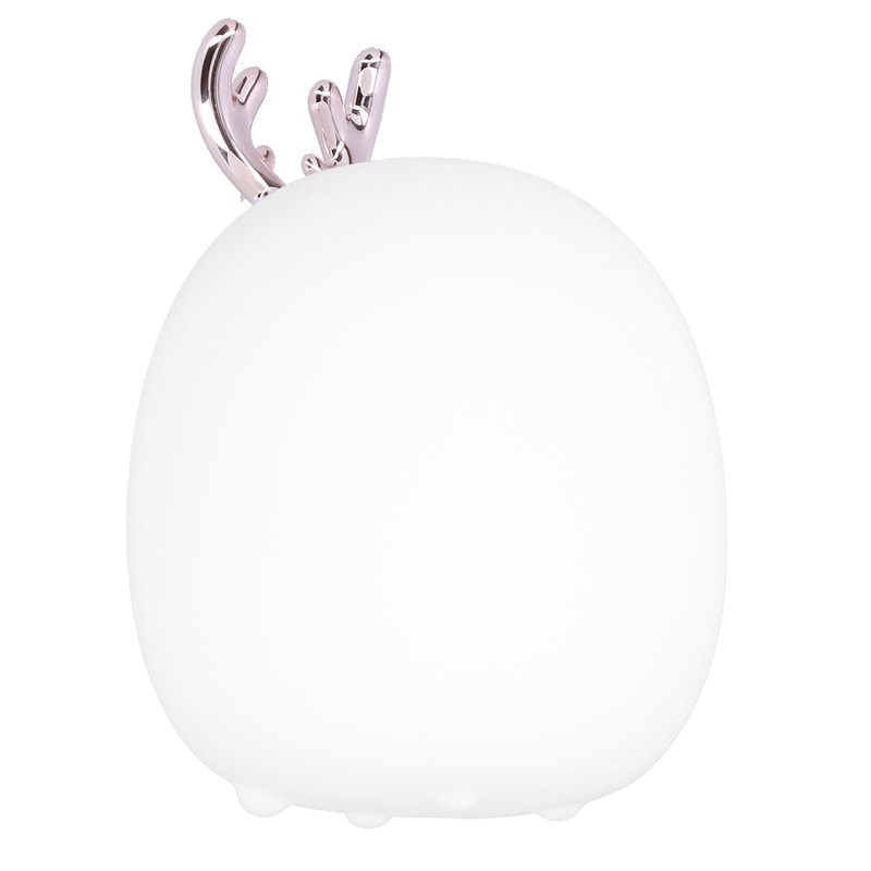 Mini Silicone Lamp Cartoon DeerShape Touch Control LED Night Light