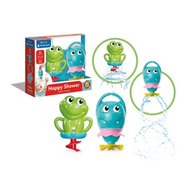 Clementoni 17444 Animals My First Bath Friends Set Children, Multifunctional Bath Toy, Water Toy, Bath Toy Baby from 6 Months, Multicoloured, One Size