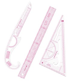 7pcs French Curve Ruler Set High Accuracy Complete Tools Sewing Rulers Set with Scale for Beginners Tailors Pattern Making