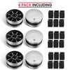 Unicook 6 Pack Gas Grill Burner Knobs Replacement, Chrome Plated