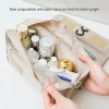 Hanging Toiletry Bag for Travel – Foldable Polyester Organizer with