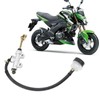 Qiilu Motorcycle Rear Foot Brake Pump Hydraulic Master Cylinder Aluminum
