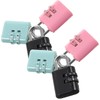 DIYEAH Set of 6 Cartoon Children Pad Locks Lightweight Small