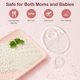 Smocraut Hands Free Breast Pump Electric Breast Pump,Portable Wearable Pump with 12 Levels 4 Modes,with Heating Function and UV Disinfection,Painless Low Noise