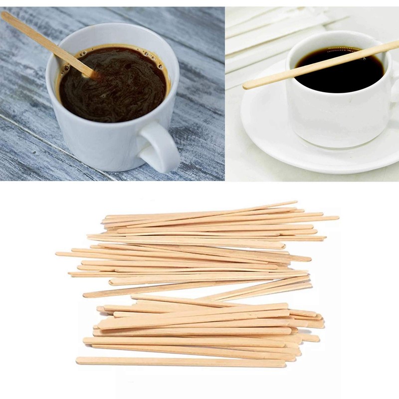 Wooden Muddlers Disposable Coffee Stirrers Ice Sticks Wood Sticks Commercial