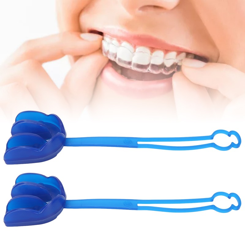 2pcs Portable Shock Mouth Guard Shock Absorption Athletic Mouth Guard
