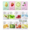 Universo en Linea 10 Mascarillas Colágeno Reparadora Facial Acido Hialuronico