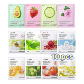 Universo en Linea 10 Mascarillas Colágeno Reparadora Facial Acido Hialuronico