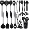 NCUE 28 Pcs Silicone Cooking Utensils Set with Holder, Spatula