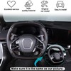 Hudiriy Steering Wheel Cover Molding Cover Interior Accessories Compatible with