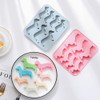 CANDeal 2pcs Silicone Ice Tray with Dachshund Dog Shape, Ice