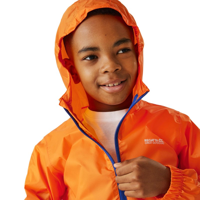 Regatta Bambini Bambini pack It giacca ripiegabile impermeabile Shell, traspirante