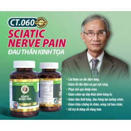 CANH THIEN HERBS ĐAU THẦN KINH TỌA (SCIATIC NERVE PAIN) 60 Viên Capsules CT.060