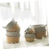 Alipis 1Pc Hand Woven Woven Fruit Basket Simple Decorative Vegetable