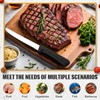 Zhehao 150 Pcs 8.39 Inches Steak Knife Sets Black Steak